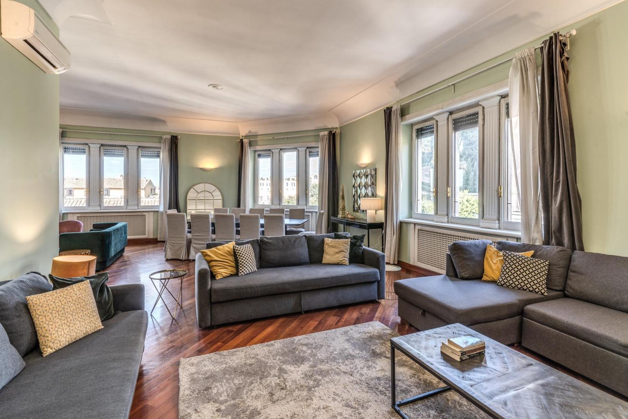 Downtown Srl - Imperial Panorama Penthouse Daire Roma Dış mekan fotoğraf